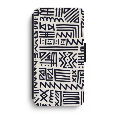Marrakech print: iPhone XR Flip Hoesje