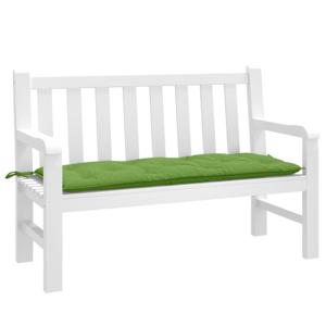 VidaXL Tuinbankkussen 120x50x7 cm stof gemêleerd groen