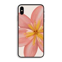 Pink Ellila Flower: iPhone XS Max Biologisch afbreekbaar hoesje