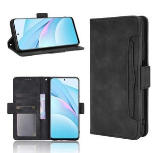 Xiaomi Mi 10T Lite Wallet Case Hoesje Zwart met Standaard