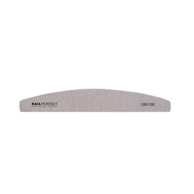 NailPerfect Tools Halfmoon File 100/100 1Stuks
