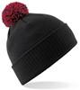 Beechfield CB450 Snowstar® Beanie - Black/Classic Red - One Size