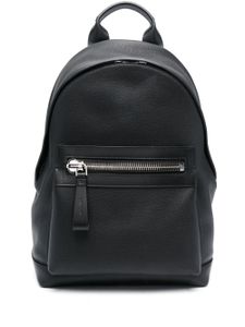 TOM FORD zip-pocket leather backpack - Noir