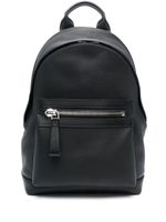 TOM FORD sac à dos en cuir à poche zippée - Noir