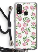 Kleine roosjes: Huawei P Smart (2020) Transparant Hoesje met koord