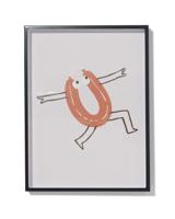 HEMA Fotolijst 15x20cm zwart metaal zwart (zwart)