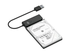 Conceptronic ABBY01B kabeladapter/verloopstukje USB A SATA Zwart