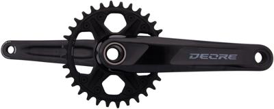 SHIMANO crankstel "deore fc-m6120-1" crankset shim.deore fc-m6120-1 32 teeth 175mm
