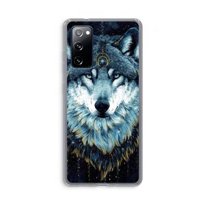Darkness Wolf: Samsung Galaxy S20 FE / S20 FE 5G Transparant Hoesje