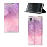 Bookcase Sony Xperia L1 Pink Purple Paint