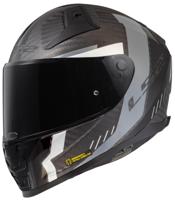 LS2 Helmet ff811 vector ii carb.grid xxl bl./grey