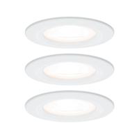 Paulmann Inbouwlamp voor badkamer Set van 3 stuks 19.5 W Wit (mat) - thumbnail