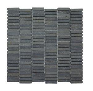 Stabigo Parquet V 1x4.8 Light Grey mozaiek 30x30 cm grijs mat