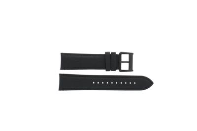 Horlogeband Armani AR5916 Leder Zwart 22mm