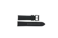 Horlogeband Armani AR5916 Leder Zwart 22mm