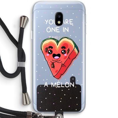 One In A Melon: Samsung Galaxy J3 (2017) Transparant Hoesje met koord