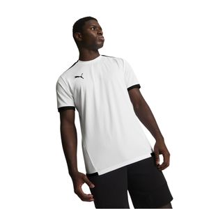 PUMA teamLIGA Voetbalshirt Wit Zwart