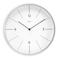 Hama Wandklok Sardinië Tikt Niet 30 cm Grijs/Wit