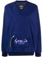 Stella McCartney sweat à col v - Bleu