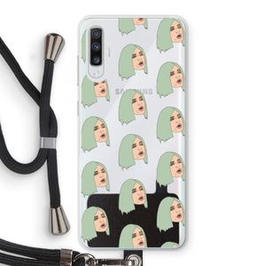 King Kylie: Samsung Galaxy A70 Transparant Hoesje met koord