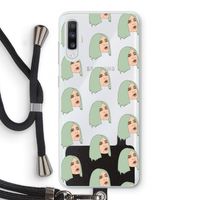 King Kylie: Samsung Galaxy A70 Transparant Hoesje met koord King Kylie: Samsung Galaxy A70 Transparant Hoesje met koord