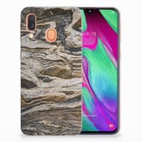 Samsung Galaxy A40 TPU Siliconen Hoesje Steen