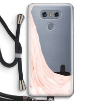 Peach bath: LG G6 Transparant Hoesje met koord