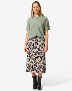 HEMA Damesrok Nora Bladeren Multi (multi)