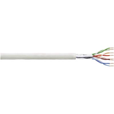 LogiLink CPV001 Netwerkkabel CAT 5e F/UTP 4 x 2 x 0.205 mm² Grijs 100 m