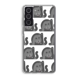 Cats: Samsung Galaxy S21 FE Transparant Hoesje