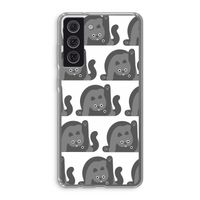 Cats: Samsung Galaxy S21 FE Transparant Hoesje