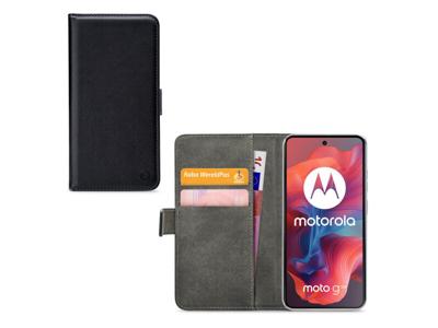 Mobilize Mobilize Classic Gelly Wallet Book Case Motorola Moto G04/G24/G04s Black