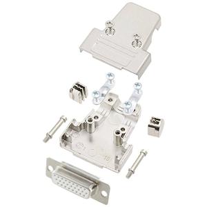 encitech TRI-M-15-HDS26-W-K 6355-8058-12 D-sub female connectorset 180 ° Aantal polen: 26 Soldeerkelk 1 stuk(s)