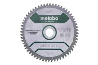 Metabo Accessoires Cirkelzaagblad | Multi Cut Classic | 216x30mm | Z60 FZ/TZ 5° neg/B - 628655000