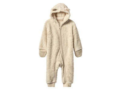 lupilu Baby teddyfleece onesie (Zandkleurig, 86/92)