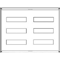UD32B2  - Panel for distribution board 450x500mm UD32B2 - thumbnail