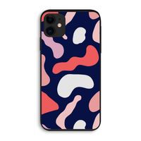 Memphis Shapes Pink: iPhone 11 Biologisch afbreekbaar hoesje