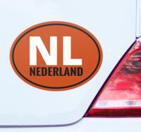 nederland oranje bord autosticker