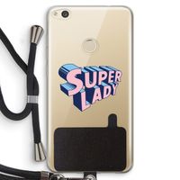 Superlady: Huawei Ascend P8 Lite (2017) Transparant Hoesje met koord