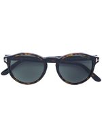 TOM FORD Eyewear lunettes de soleil à monture ronde - Marron