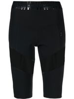 Moncler short cycliste à taille à logo - Noir