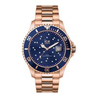 Ice-Watch Ice Steel Medium Rosegold Swarovski Horloge - thumbnail