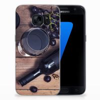 Samsung Galaxy S7 Siliconen Case Wijn