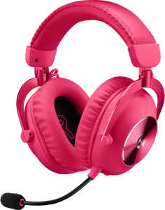 Logitech G PRO X 2 LIGHTSPEED Headset Bedraad en draadloos Hoofdband Gamen Bluetooth Magenta