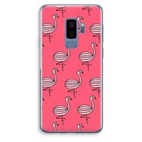 Flamingo: Samsung Galaxy S9 Plus Transparant Hoesje Flamingo: Samsung Galaxy S9 Plus Transparant Hoesje