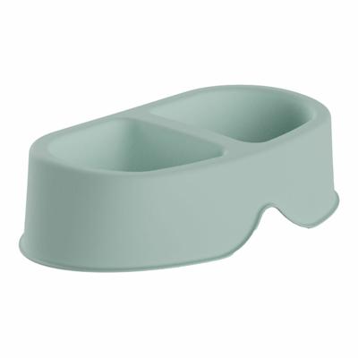 Voerbak voor honden Plastiken 20138 Groen Plastic 0,5 L Dubbel