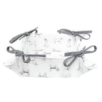 HAES DECO - Broodmand - 35x35x8 cm - 100% Katoen - Dog Lovers - thumbnail