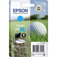 Epson Inktcartridge T3472, 34XL Origineel Cyaan C13T34724010 - thumbnail