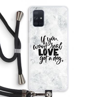 Partner in crime: Samsung Galaxy A71 Transparant Hoesje met koord