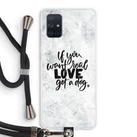 Partner in crime: Samsung Galaxy A71 Transparant Hoesje met koord